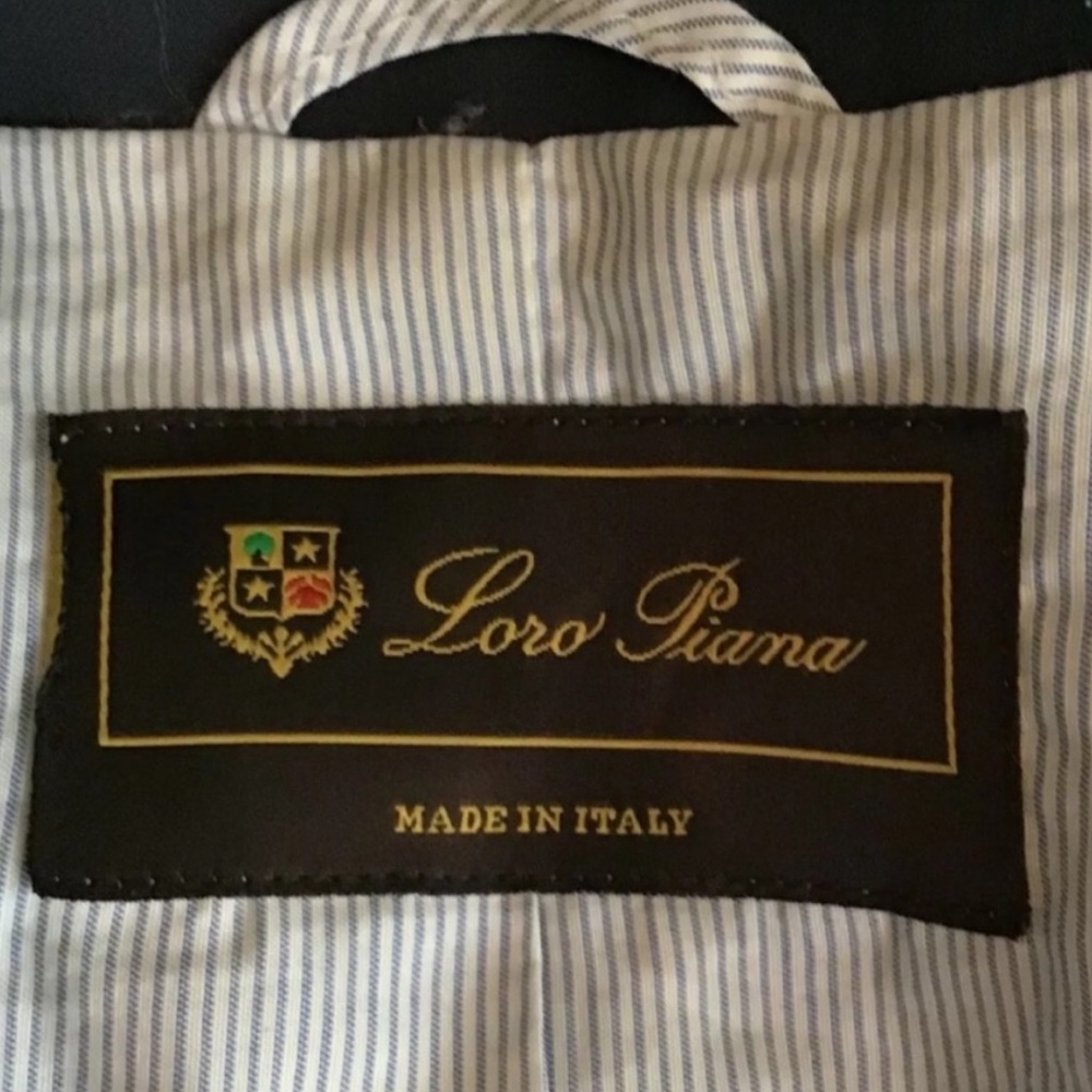 Loro Piana Cotton Blazer V Neck Long Sleeve Jacket - Picture 8 of 9
